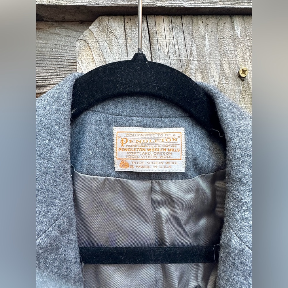 EUC Blue Grey Pendleton Blazer BOGO-READ DESCRIPTION